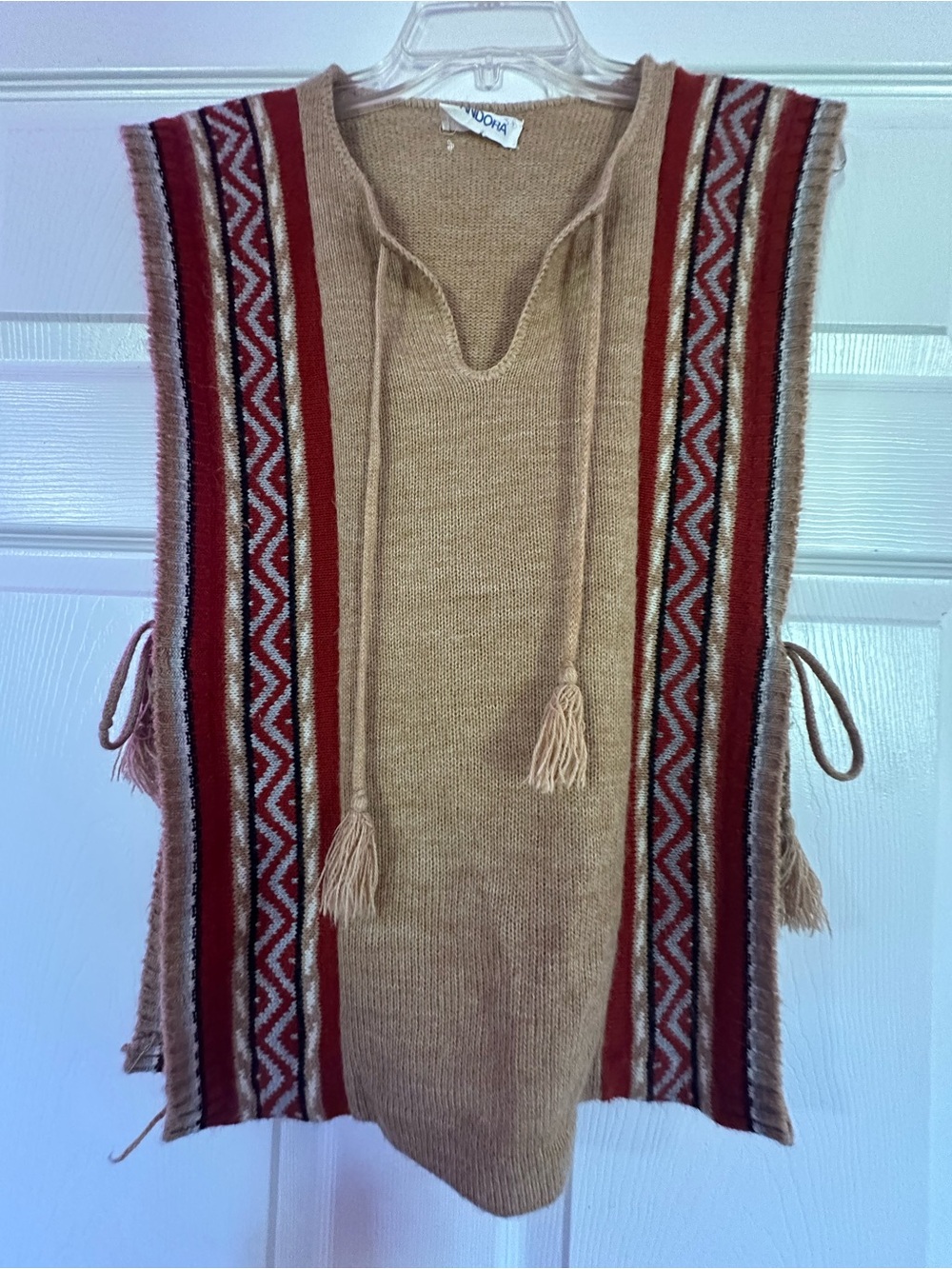70’s Vintage boho sweater vest